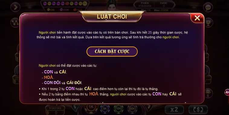 Baccarat Kim Tài Tại SunWin Sảnh Bài Thượng Lưu Trúng Thưởng Khủng Cho Lô Thủ