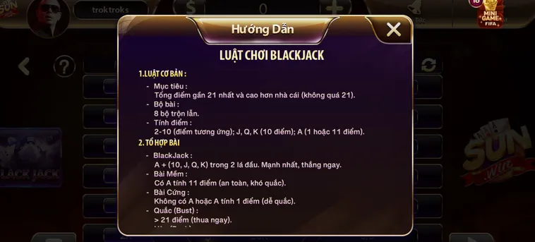 Black Jack Tại SunWin Đỉnh Cao Đấu Trí Săn Thưởng Lớn Cho Mọi Game Thủ