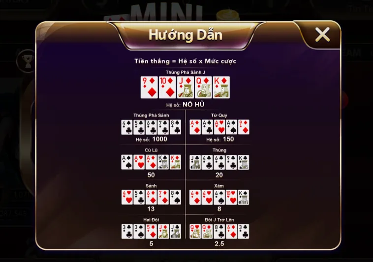 Minigame Mini Poker Tại SunWin Săn Jackpot Khủng Đổi Đời Nhanh Chóng Mỗi Ngày