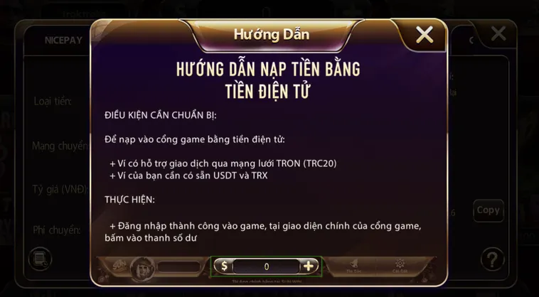 Nạp tiền Sunwin bằng tiền điện tử an toàn bảo mật.