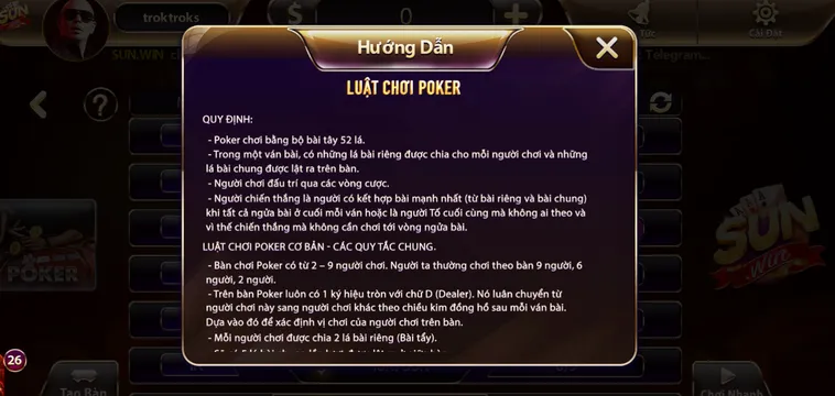 Chinh Phục Sảnh Bài Poker Tại SunWin Nhận Tiền Thưởng Khổng Lồ Mỗi Ngày