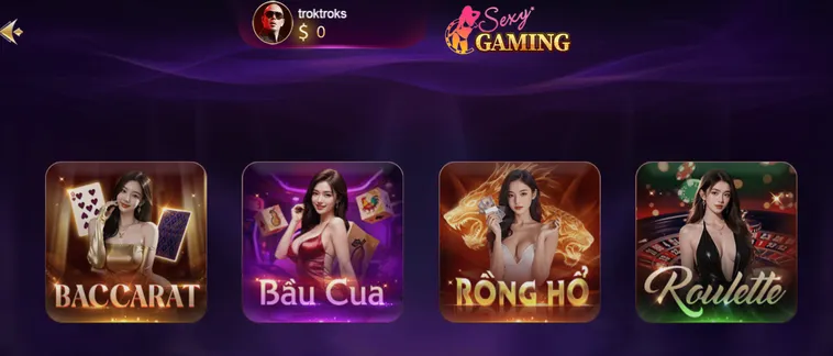 Trải Nghiệm Sòng Bạc Thượng Lưu Đẳng Cấp Cùng Sảnh Sexy Gaming Livestream Tại SunWin