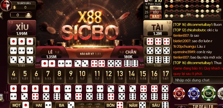 Trải Nghiệm Sòng Bài Trực Tuyến Thời Thượng Với Sicbo X88 Livestream Tại SunWin
