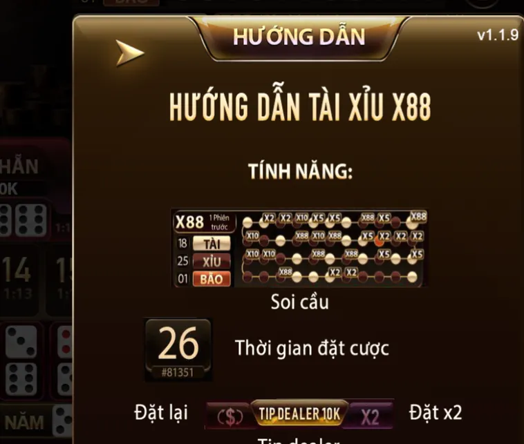 Trải Nghiệm Sòng Bài Trực Tuyến Thời Thượng Với Sicbo X88 Livestream Tại SunWin