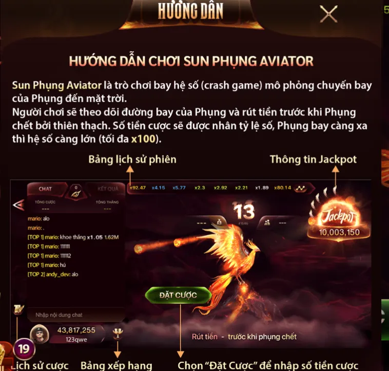 Trải Nghiệm Minigame Sun Phụng Tại SunWin Nhận Hũ Thưởng Siêu Khủng