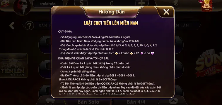 Chinh Phục Game Bài Tiến Lên Miền Nam Tại SunWin Nhận Quà Khủng Liền Tay